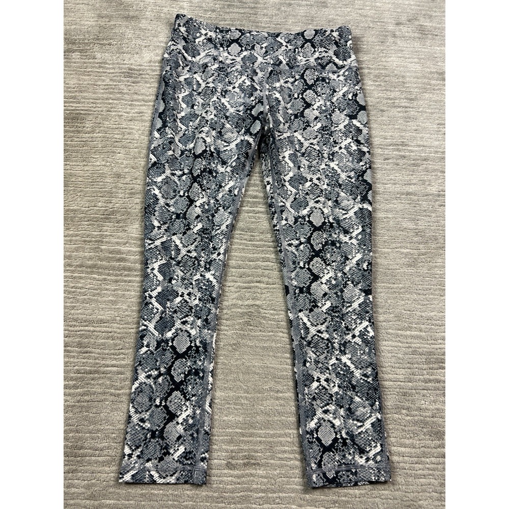 VOGO Athletica Snake Print Leggings in Black and Gray